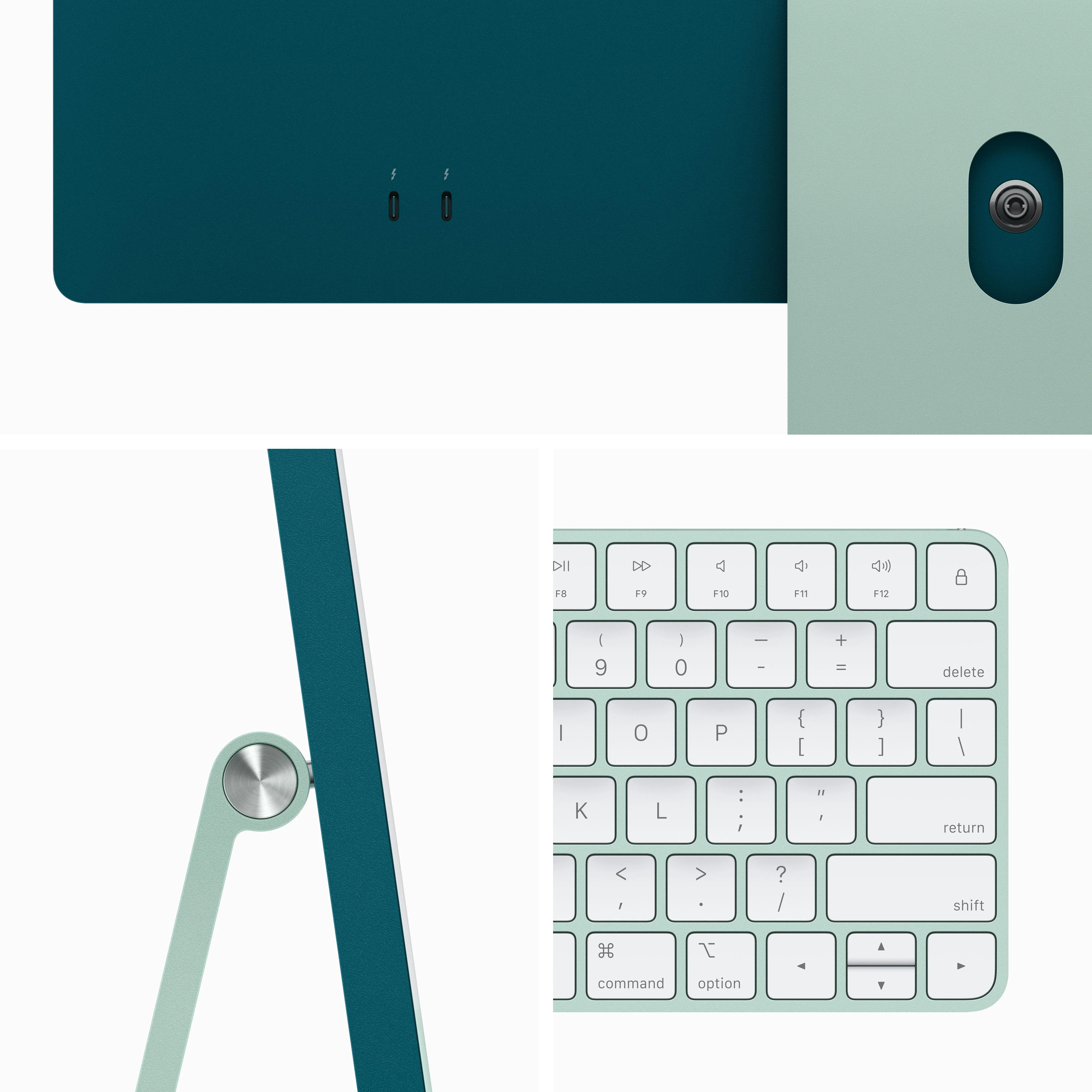 24-inch iMac with Retina 4.5K display: Apple M3 chip with 8‑core CPU and 8‑core GPU, 256GB SSD - Green - Image 3