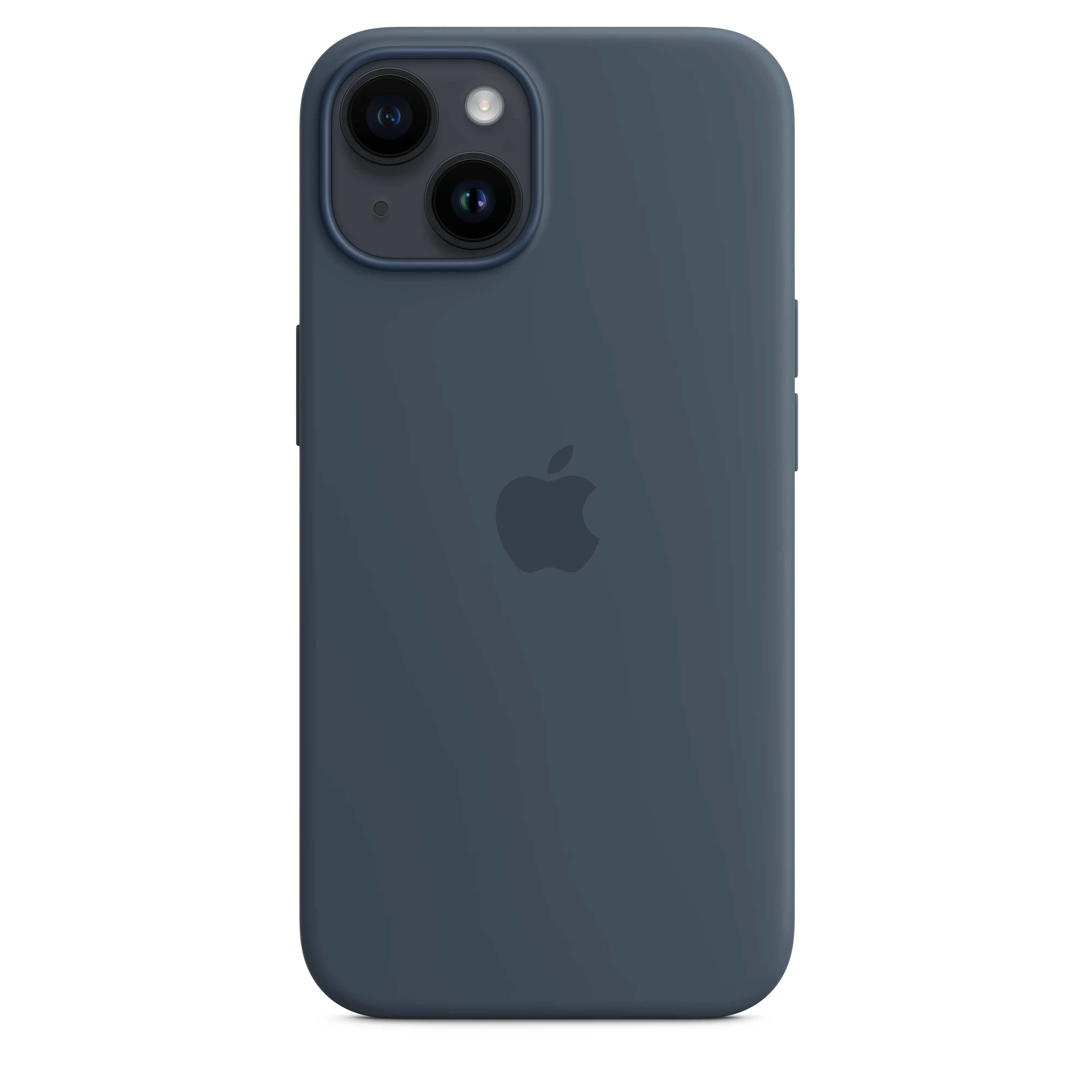 iPhone 14 Silicone Case with MagSafe - Storm Blue - Image 3