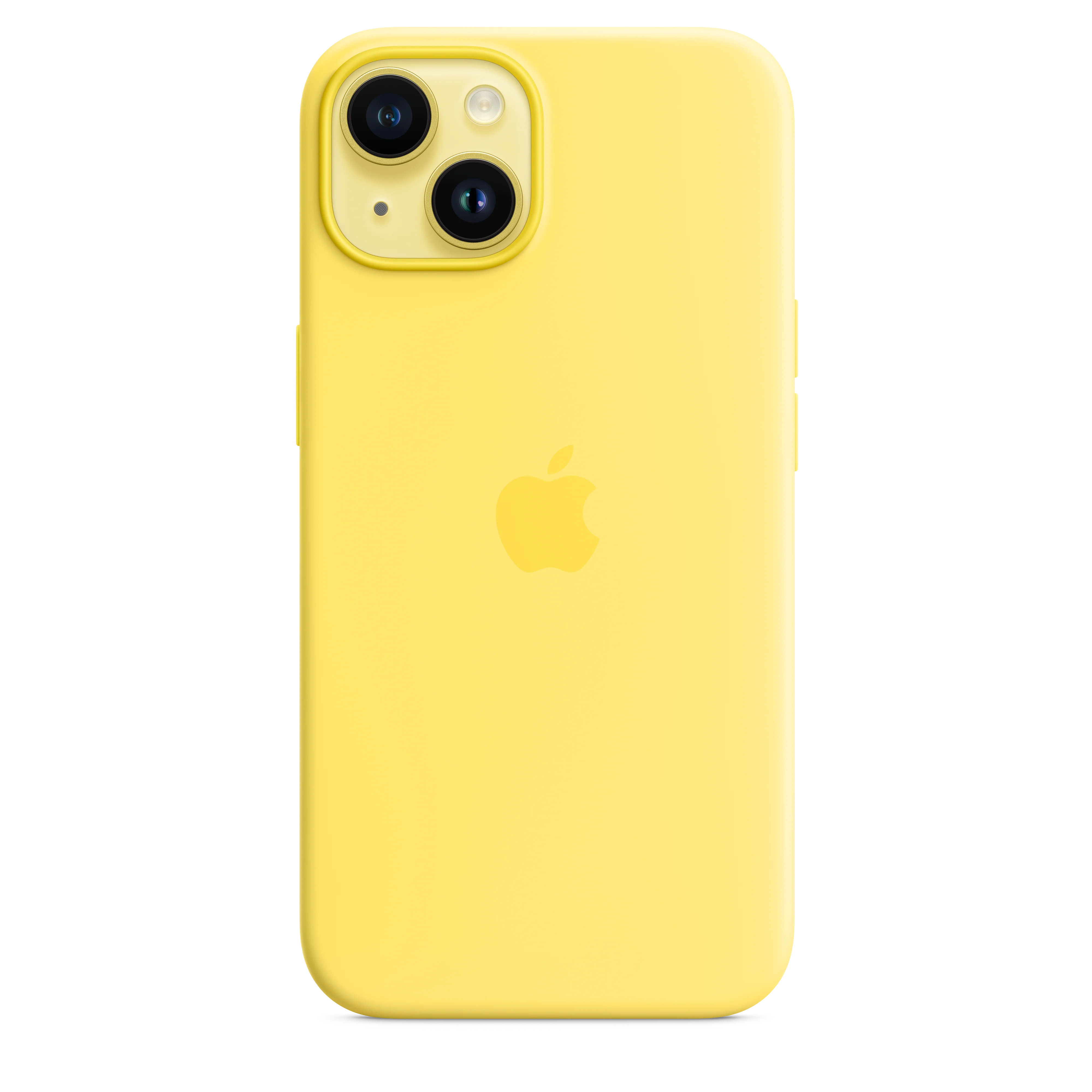 iPhone 14 Silicone Case with MagSafe - Canary Yellow - Image 4